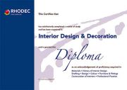 Диплом Британской Школы Дизайна Rhodec International Диплом Британской Школы Дизайна Rhodec International